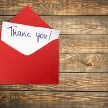 Prioritizing Writing Thank You Notes