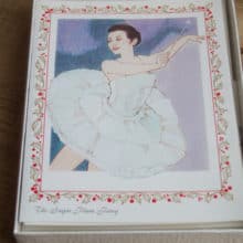 Vintage Sugar Plum Fairy Nutcracker Cards