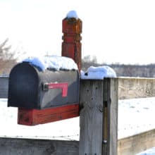 dashing through the mail