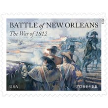 Battle of New Orleans stamps