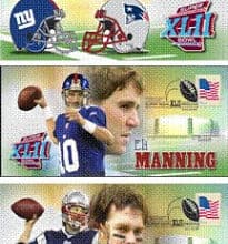 Superbowl Postmarks Envelopes