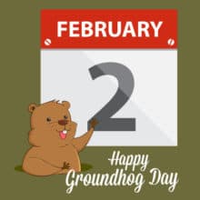 Groundhog Day Punxsutawney Phil Postcards