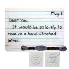 Finding Leafcutter Designs Embroidery Mail Letter Writing Kit