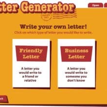 ReadWriteThink Letter Generator Interactive Tool