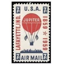 Jupiter Balloon Airmail Flight and 2012 100th Anniversary First North Carolina Air Mail Flight