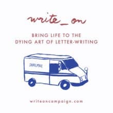 National Letter Writing Month 2017 Write_On Challenge