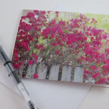 Azalea Note Cards Stationery by Rustic Barn Studio