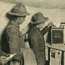 Smithsonian National Postal Museum World War I Letters Exhibit