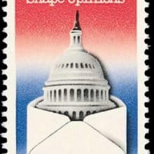 Letters Shape Opinions 1980 stamp