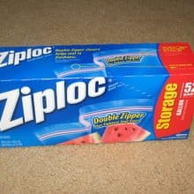 Ziploc Letter Writing Organization Approach