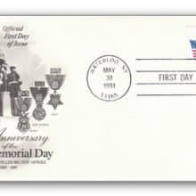 Memorial Day Flags on Parade 1991 FDC