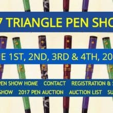 Research Triangle Pen Show 2017 June 01-04