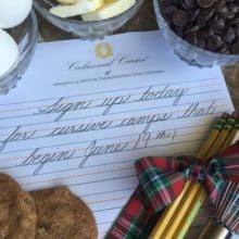 Cookies and Cursive Handwriting Summer Camp