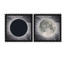 Total Eclipse of the Sun Forever Stamp & Postmark