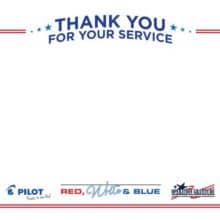 Pilot Pen Partnership Operation Gratitude 2017