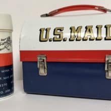 Back to School Vintage Mr Zip Metal Lunch Box